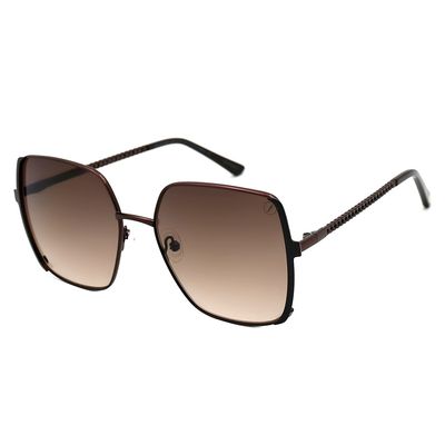 Óculos de Sol Feminino Chilli Beans Quadrado Marrom